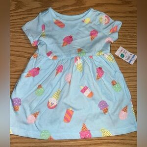 Garanimals Ice Cream Print Blue Dress